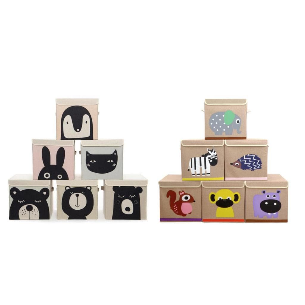 Caixa Organizadora Infantil Quarto Bebê Criança com Tampa