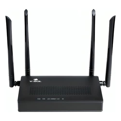 Roteador Ont Xpon Wireless Wifi 5 Ac1200 5ghz Vsol V2802dac