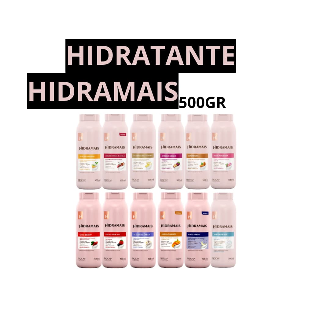 Hidratante corporal Hidramais 500ml ou 200ml