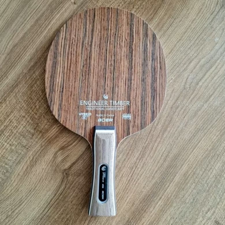 Raquete Profissional de Tênis de mesa/ Ping Pong Amadeirada Boer M3 Clássica