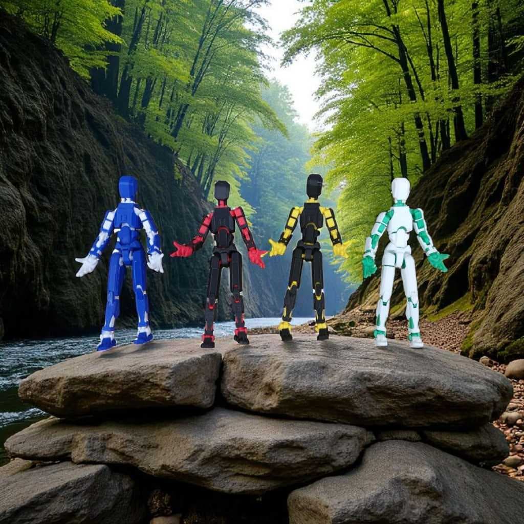 Impressão Em 3D DESMONTADO Dummy 13 Boneco Montagem Modelo 14 CM Brinquedos Articulado Infantis Presentes Cores Sortida