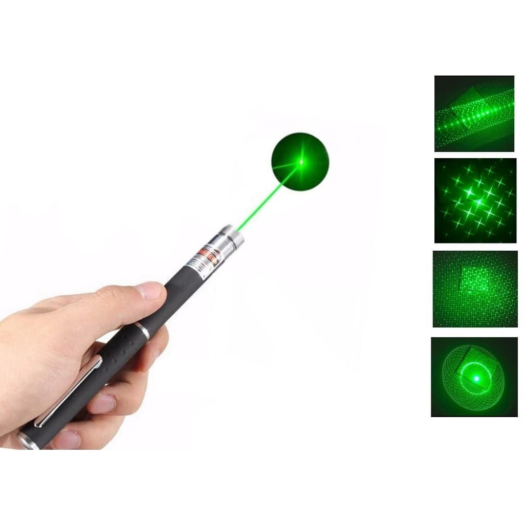 Super Laser Caneta Verde Forte Alcance 100km Pointer 5000mw