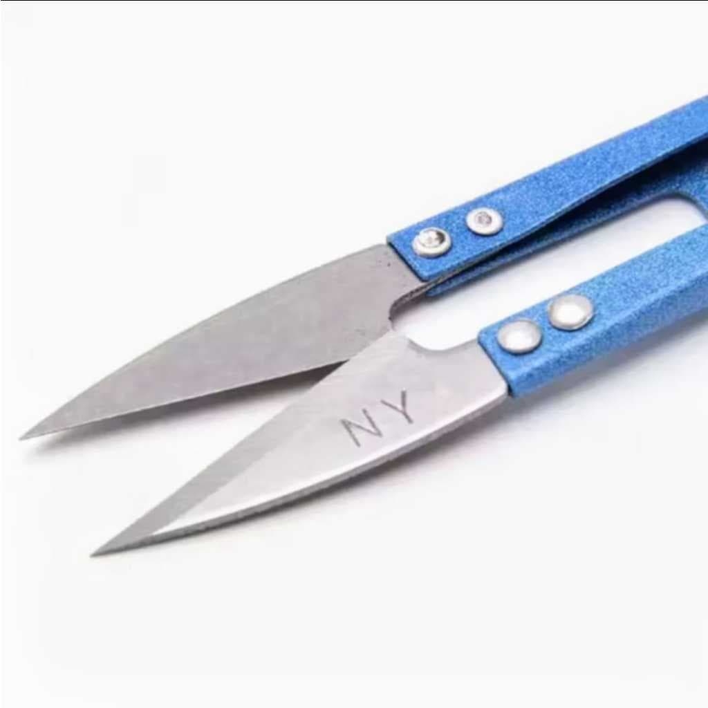 Tesoura de Arremate Kit 2 unidades Metal Premium NYBC Acabamento Pic. Bordado Artesanato Costura