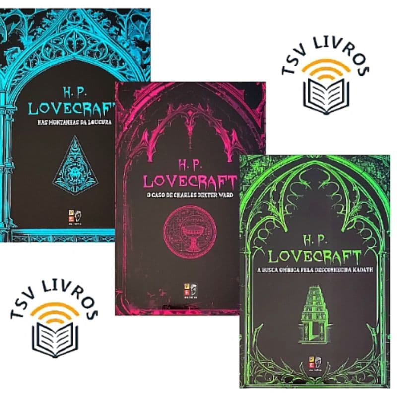kit H.P. Lovecraft Terror - 3 Livros