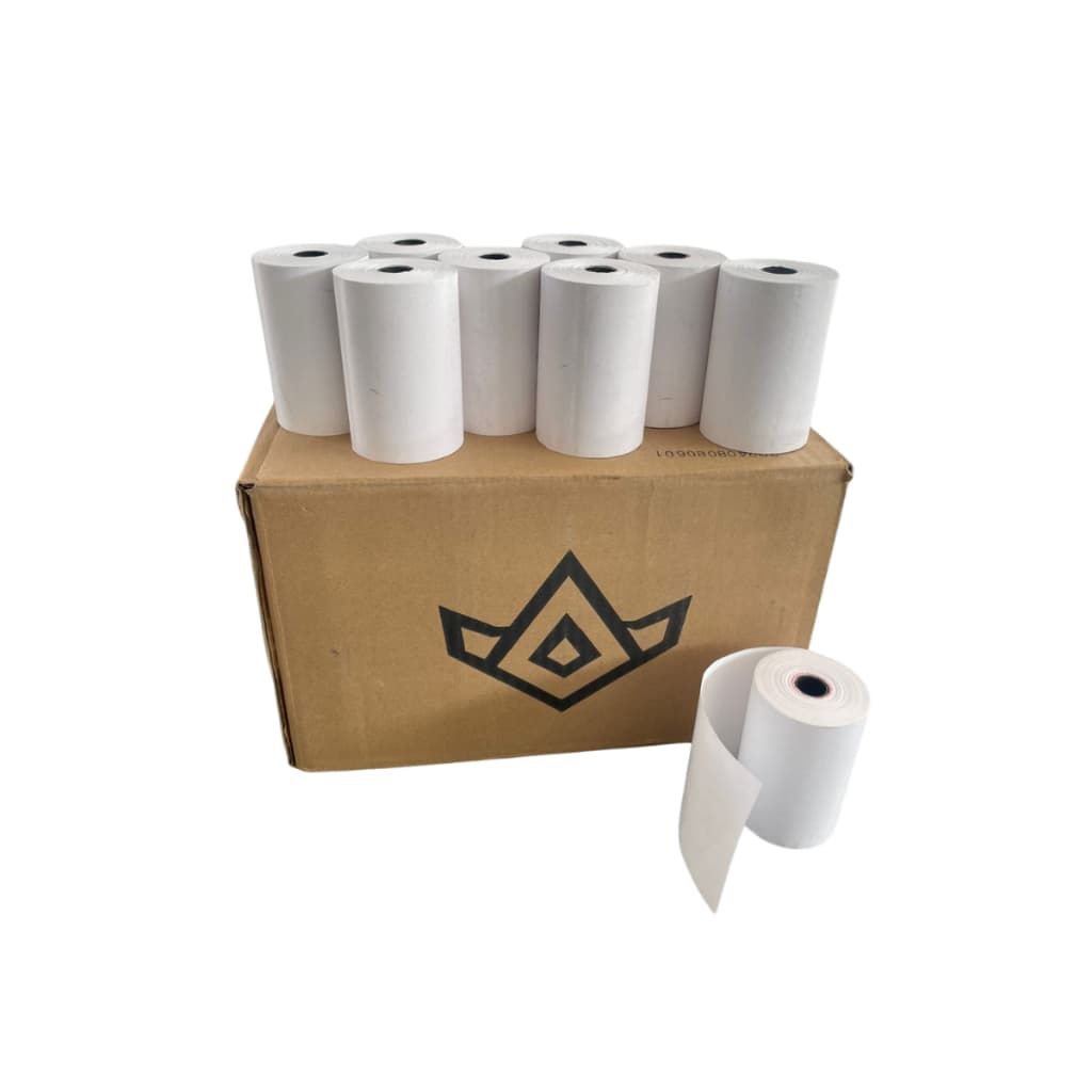 Bobina Termica Luxx 80x40 Caixa 50 Unidades Cor Branco