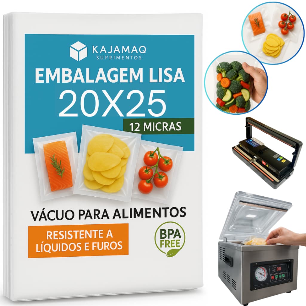 Sacos Embalagem Lisa Sous Vide 20x25 20x30 25x30 25x35 A Vácuo 100 Unidades Sacos Seladora a Vácuo