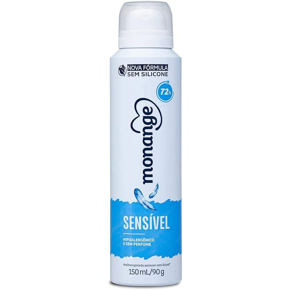 Desodorante Antitranspirante Monange Aerossol Sensível Com 150ml