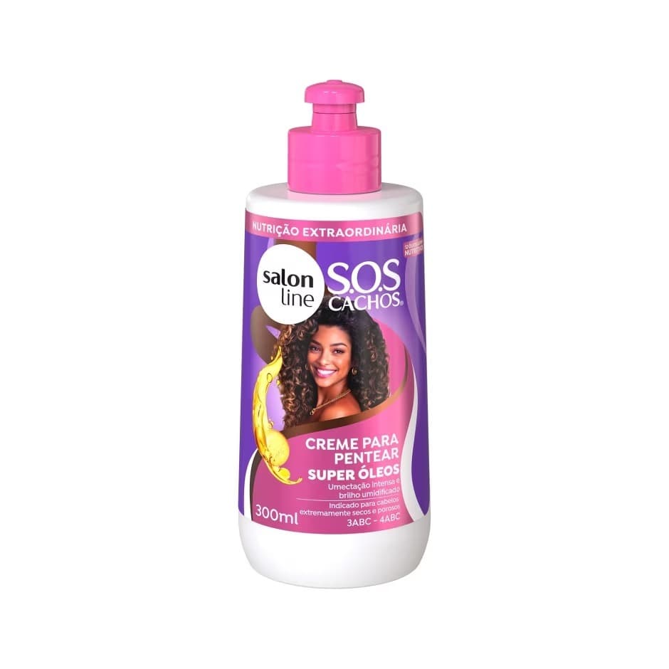 Creme para Pentear SOS Cachos Super Óleos Salon Line 300ml