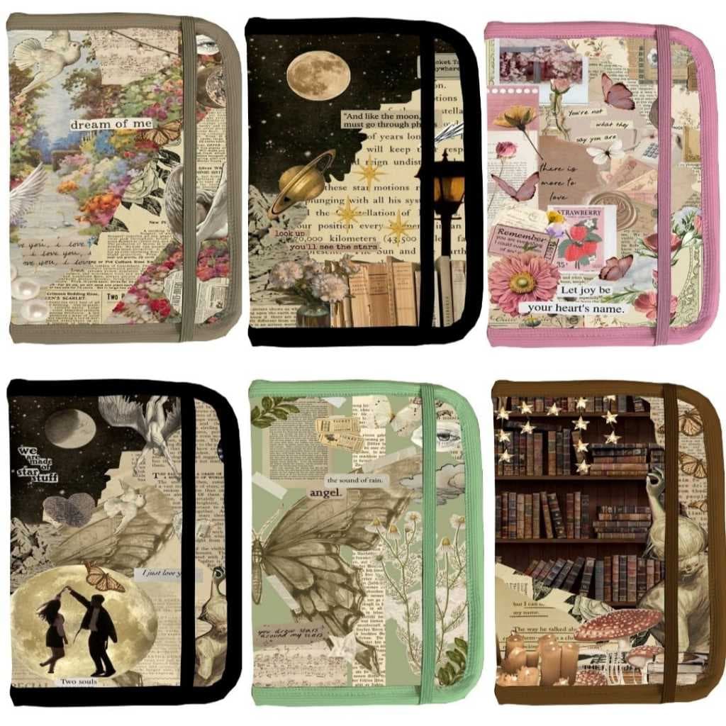 Capa Kindle 8 geração 10 geração 11 geração 12 geração Colorsoft Journal Collage Capa Livro