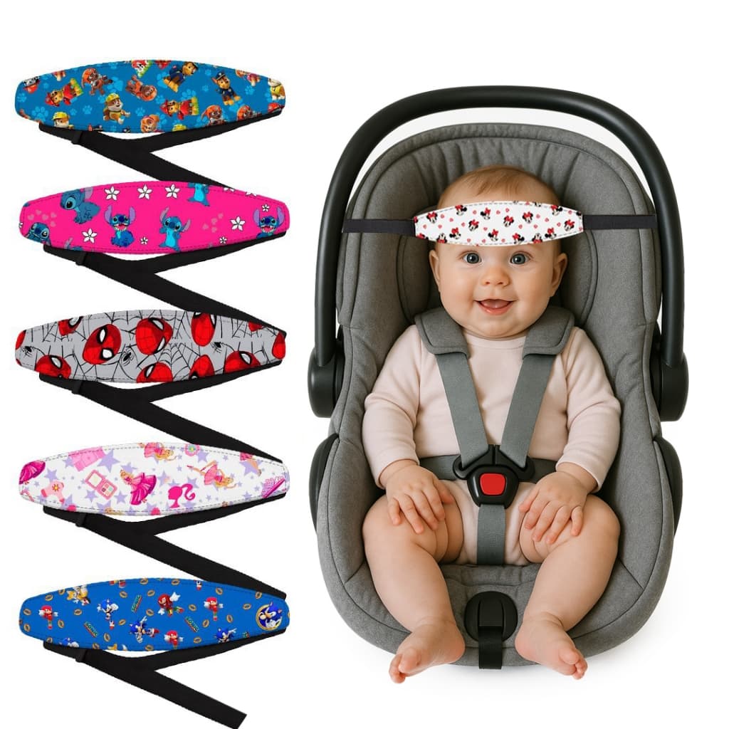 Faixa Apoio Suporte Cabeça Bebe Conforto Cadeirinha Carro