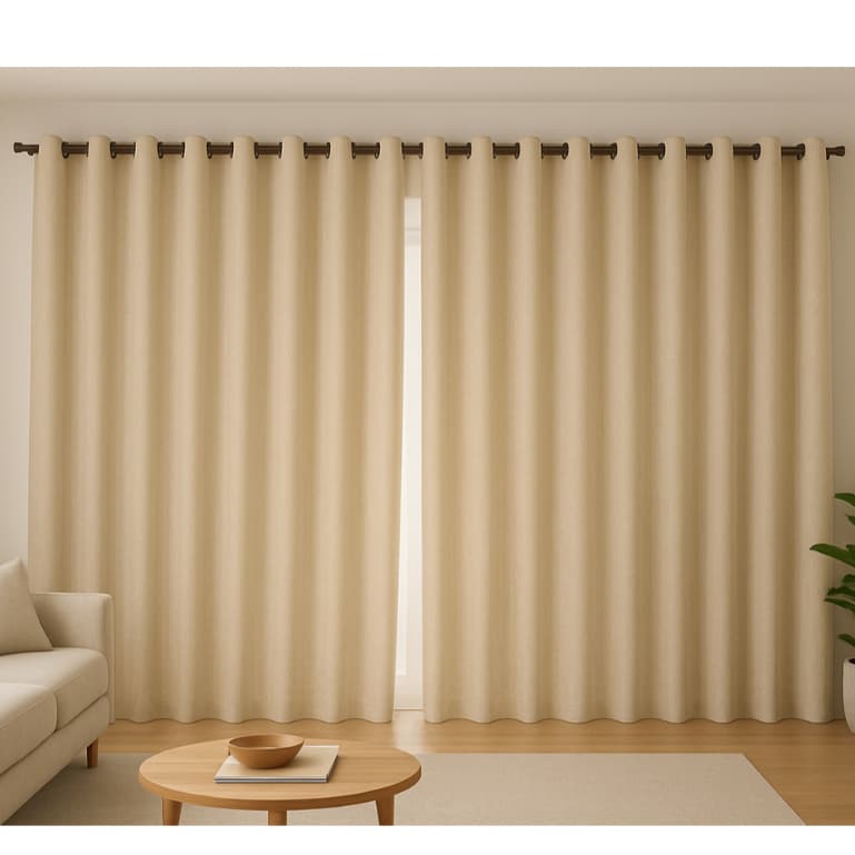Cortina PREMIUM 6,00 x 2,50 - Ideal para Decoração, Quarto, Sala, Escritório, Parede Inteira