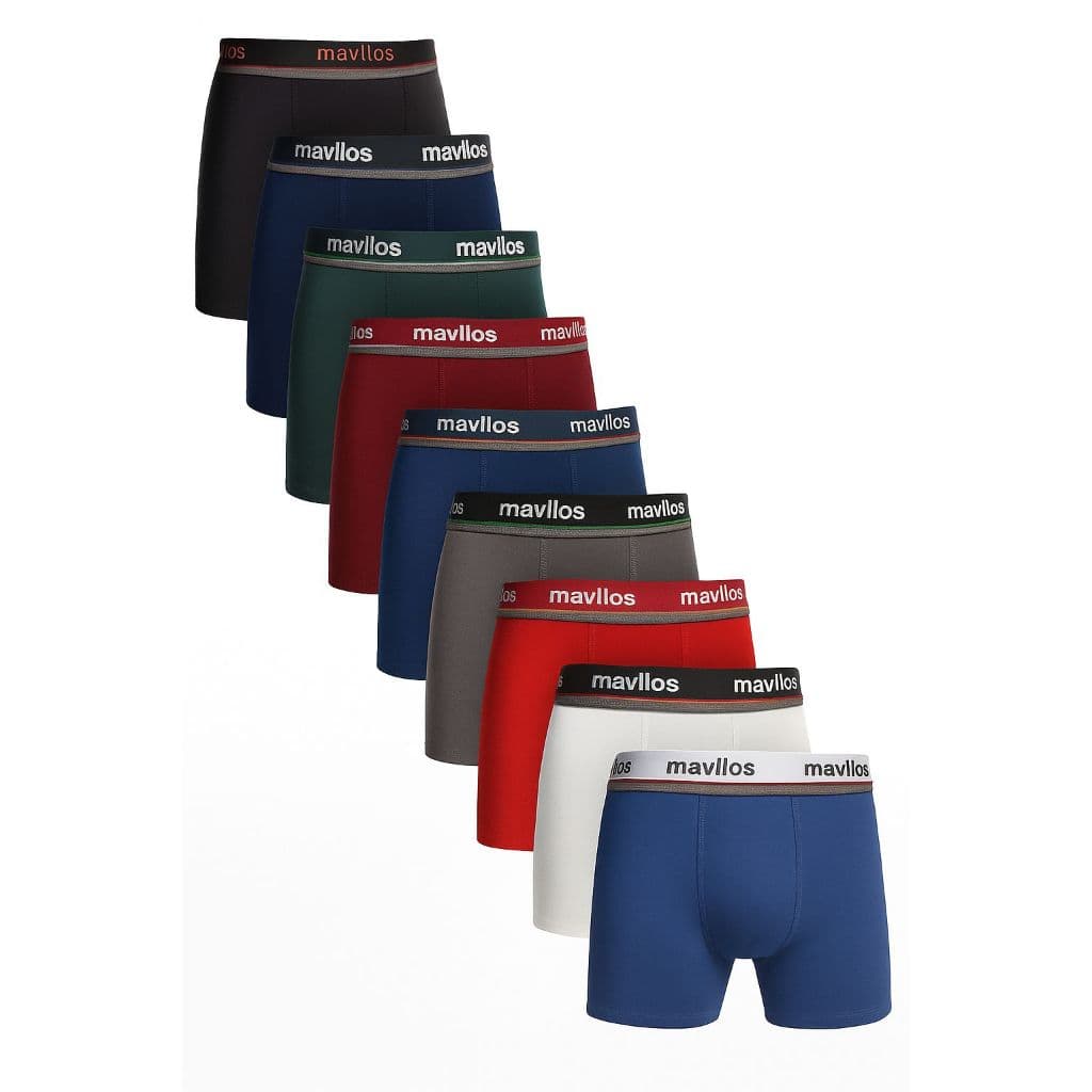 Kit Cuecas Boxer Microfibra Masculinas