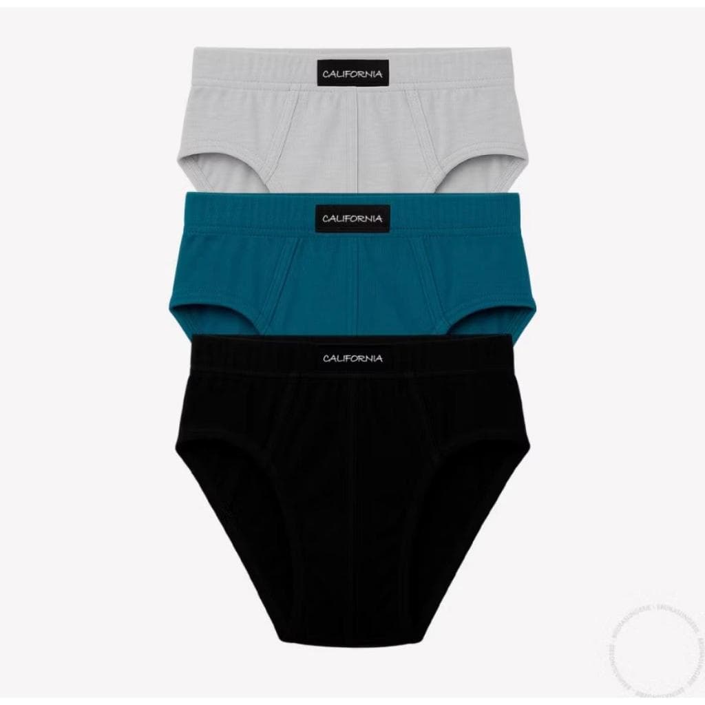 KIT Cuecas Algodão Adulto Califórnia