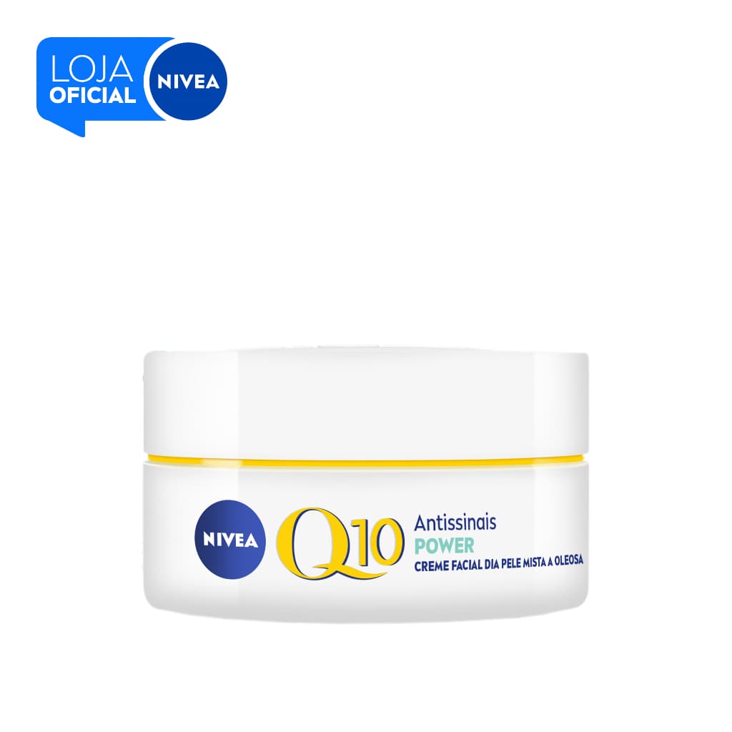 NIVEA Creme Facial Antissinais Q10 Power Dia FPS 30 Pele Mista a Oleosa 50g BBB 26