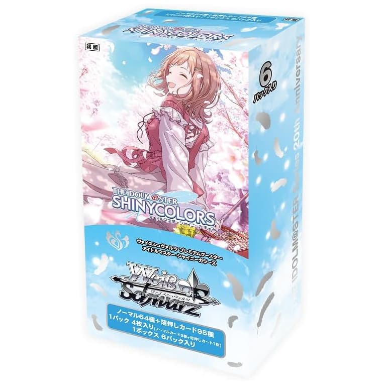 Weiss Schwarz Premium Booster Idol Master Caixa De Cores Brilhantes 6 Pacotes Incluídos