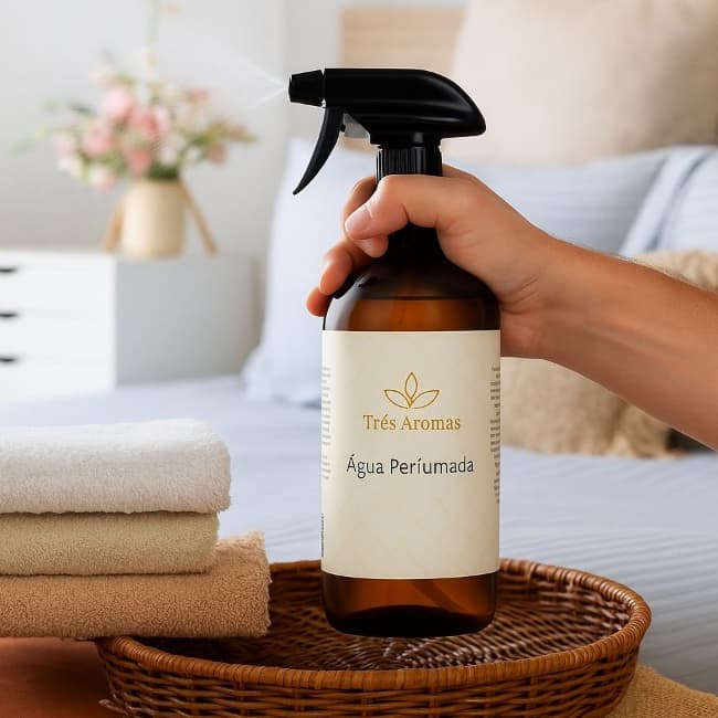 Água Perfumada Odorizante De Ambientes Tecidos Spray 1 Litro Três Aromas