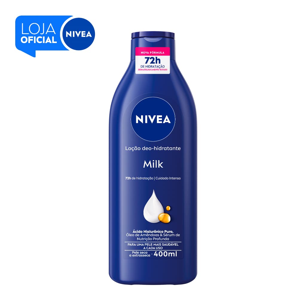 NIVEA Loção Hidratante Milk Pele Seca a Extrasseca 400ml BBB 26