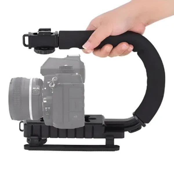 Suporte Estabilizador De Mão Grip Camera Dslr E Filmadora