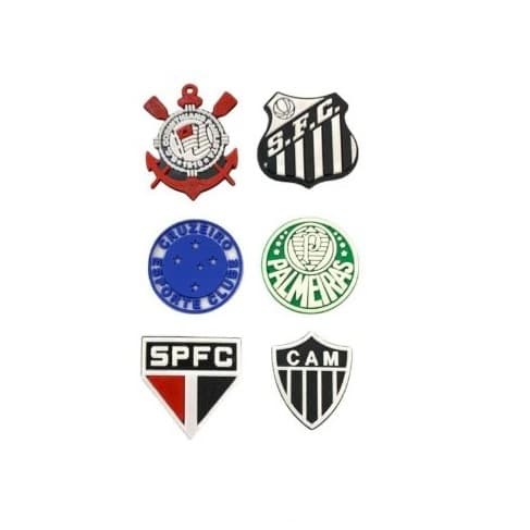 Aplique Emborrachado Times de Futebol - 2 Unidades