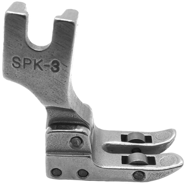 Calcador Sapata Reta Rolete Deslizante Couro Vinil Plástico