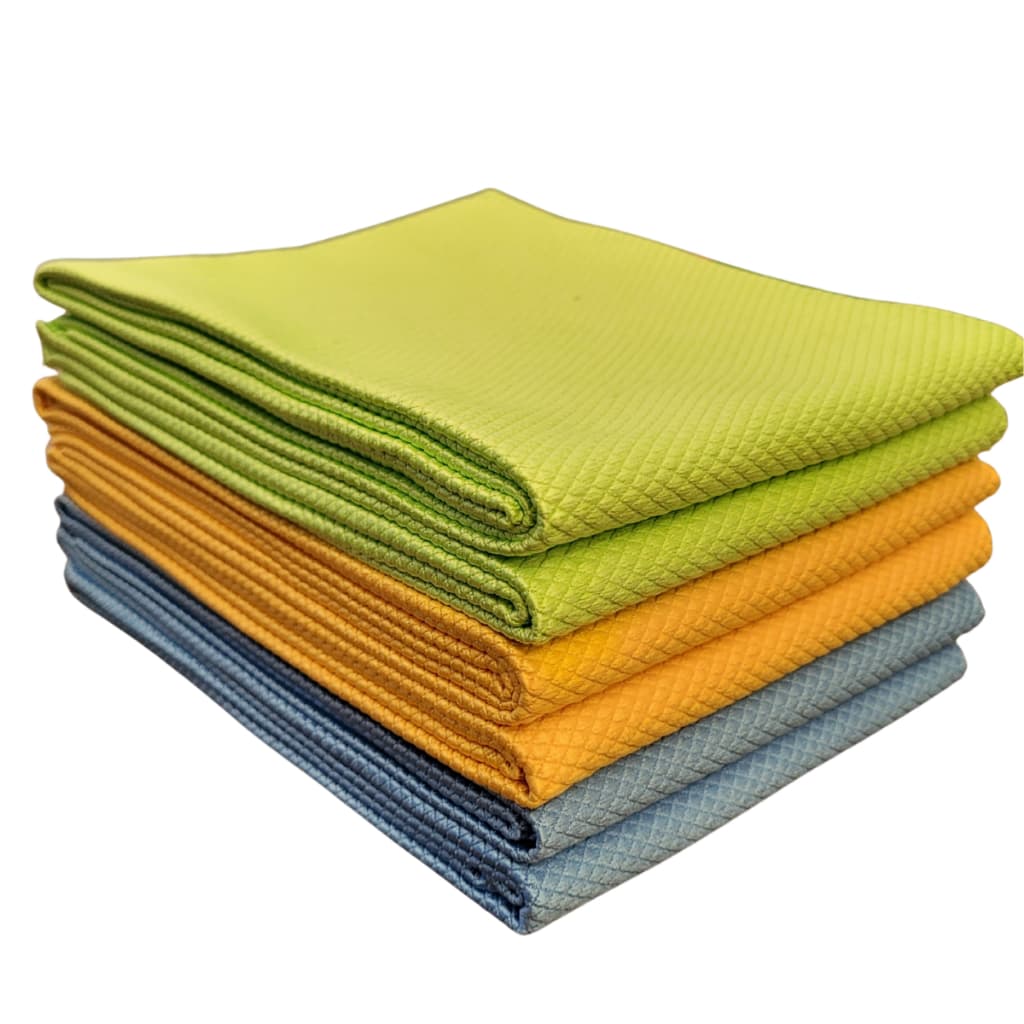 Pano de Microfibra Escama de Peixe Multiuso Não Solta Fiapo Alta Absorção Uso Geral Vidros