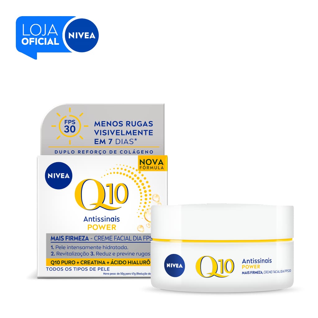 NIVEA Creme Facial Antissinais Q10 Power Dia FPS 30 50g BBB 26
