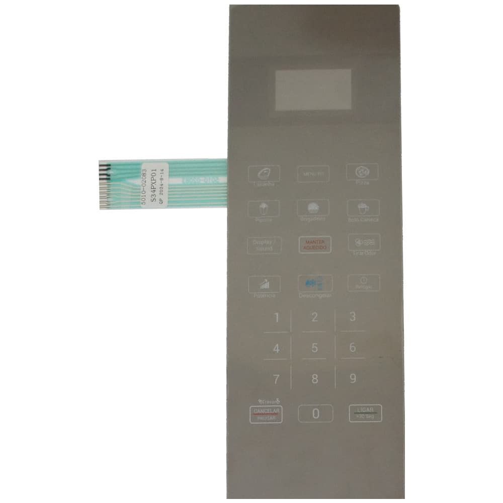 Membrana Compativel  Microondas Pmo 38 Espelhada 27,5x9,3cm