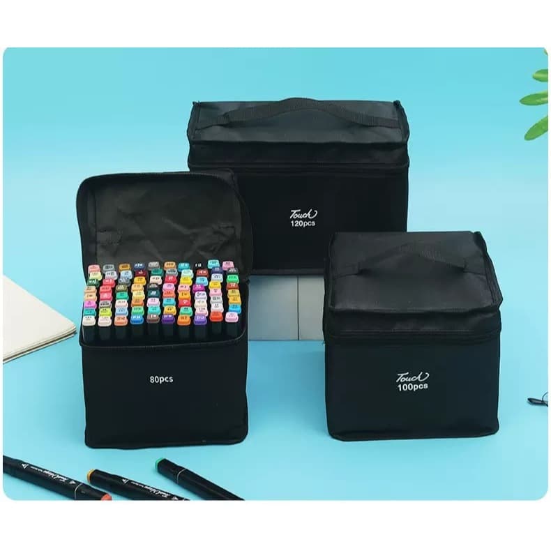 24/36/48/60/80/100/168 peças Caneta Marcadora De Cabeça Dupla Conjunto marker Artes Para Crianças