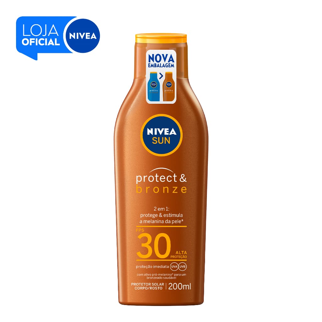 NIVEA SUN Protetor Solar Protect & Bronze FPS 30 200ml BBB 26