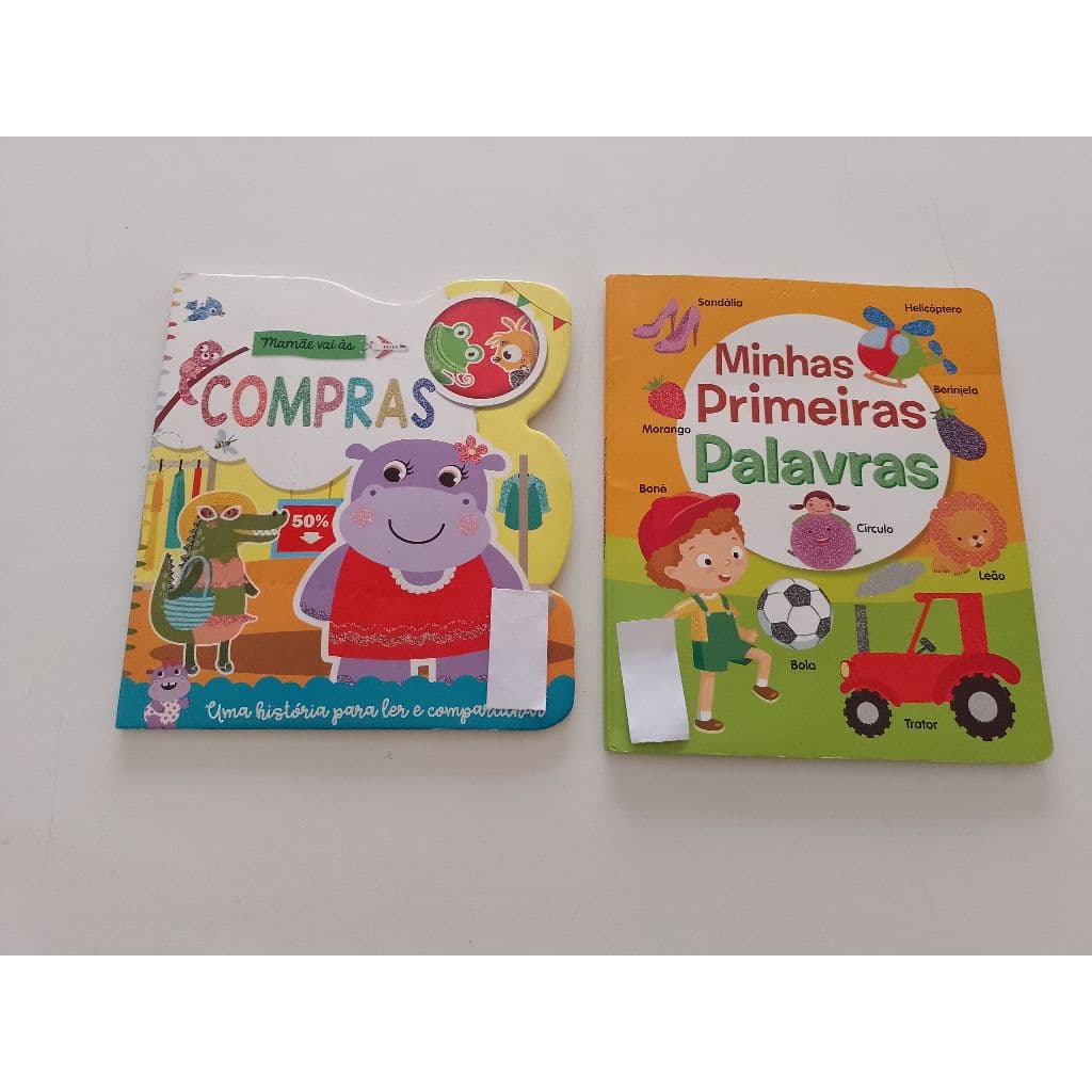 Livros Mamãe Vai Ás Compras Minhas Primeiras Palavras Ac780