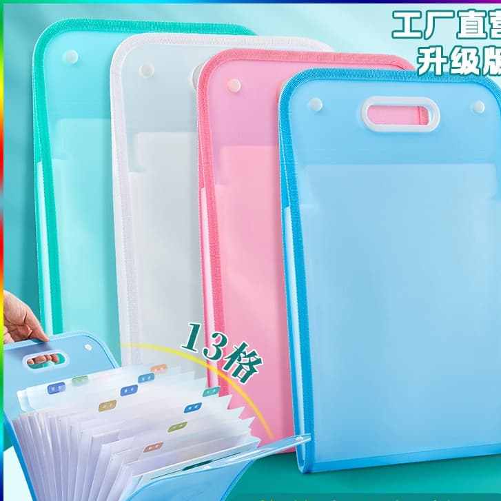 Pasta Sanfonada 12 Divisorias A4 Line Papelaria Material