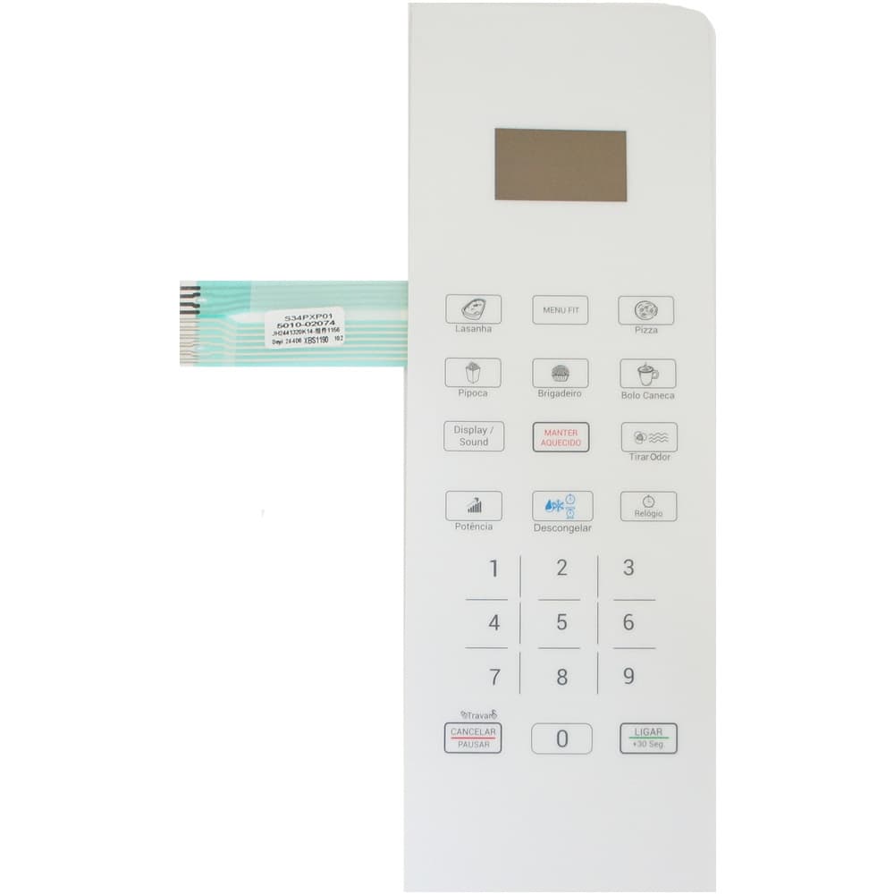 Membrana Compativel  Microondas Pmo 38 Branca 27,5x9,3cm