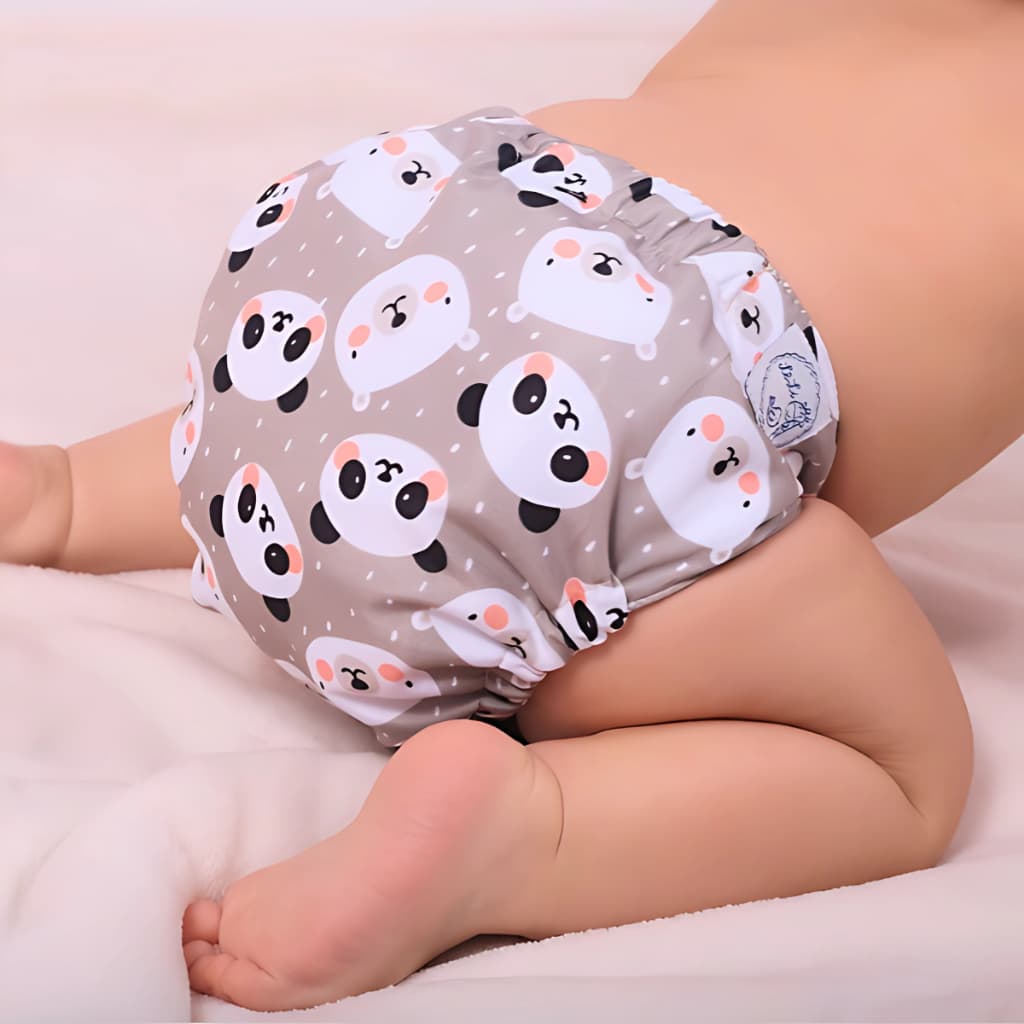 Fralda Ecológica Reutilizável para Praia e Piscina, veste de 6 a 18kg