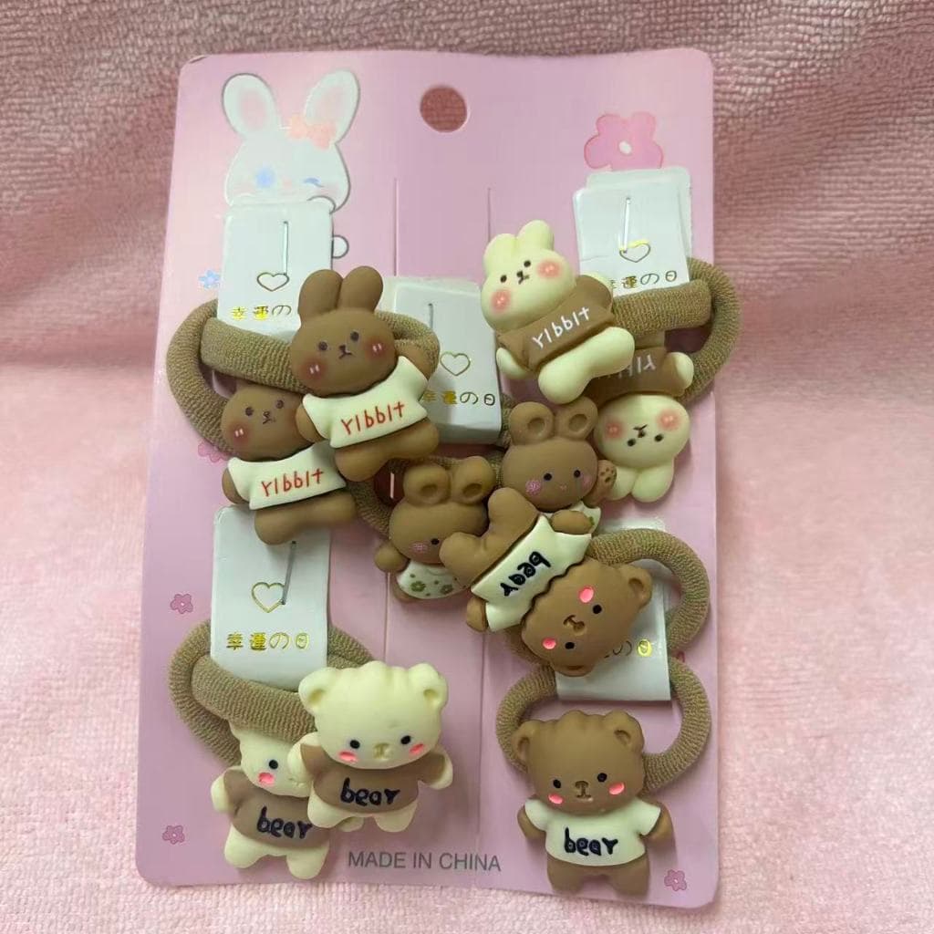 KIT 10  Xuxinhas amarrador de cabelo  Para Meninas Infantil-75