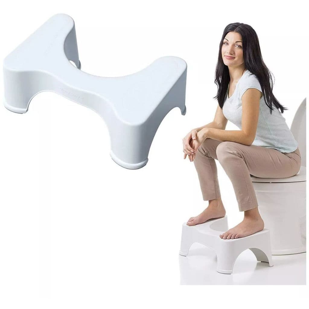 Banco Banquinho De Cócoras Para Vaso Sanitário Antiderrapante