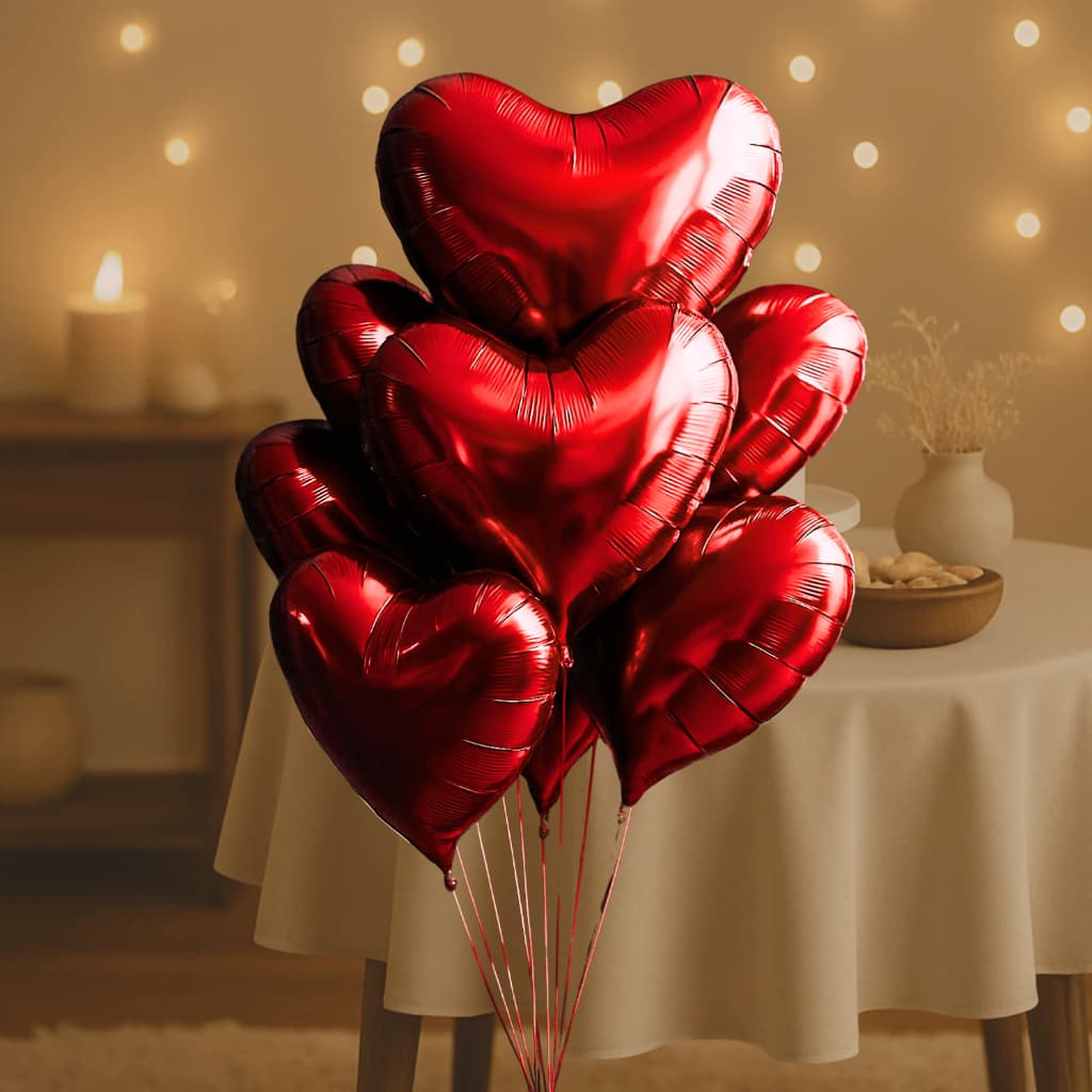 Balão Metalizado  para Decoração de Festas e Eventos 22cm  - 5/10/20 Unidades