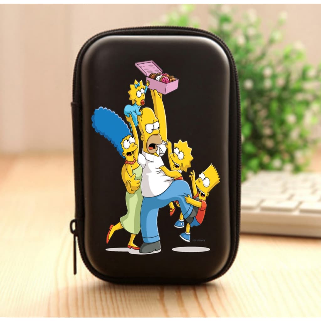 Estojo Case Personalizado Os Simpsons Presente para Acessórios, Fones, Cabos, Batom  ETJ 017