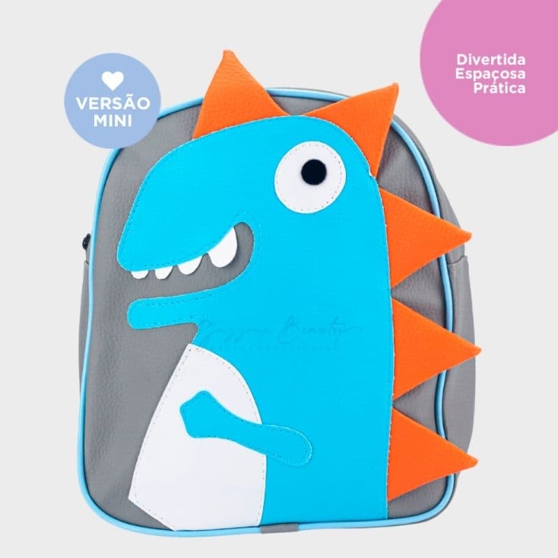 Mochila para passeio Infantil Alça Regulável De Costas Confortável Desenho Menino E Menina