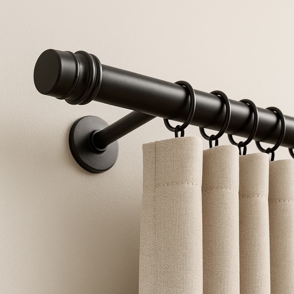 Varão para Cortina em Madeira 2,00m 19mm | Produto Reforçado | Várias Cores