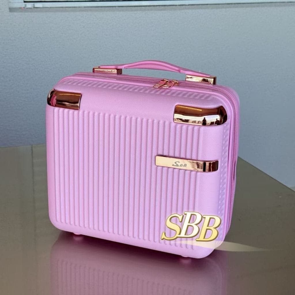 Frasqueiras De Viagem Necessaire ABS Rígido Maleta de Mão Organizadora maquiagem Rígida TOP