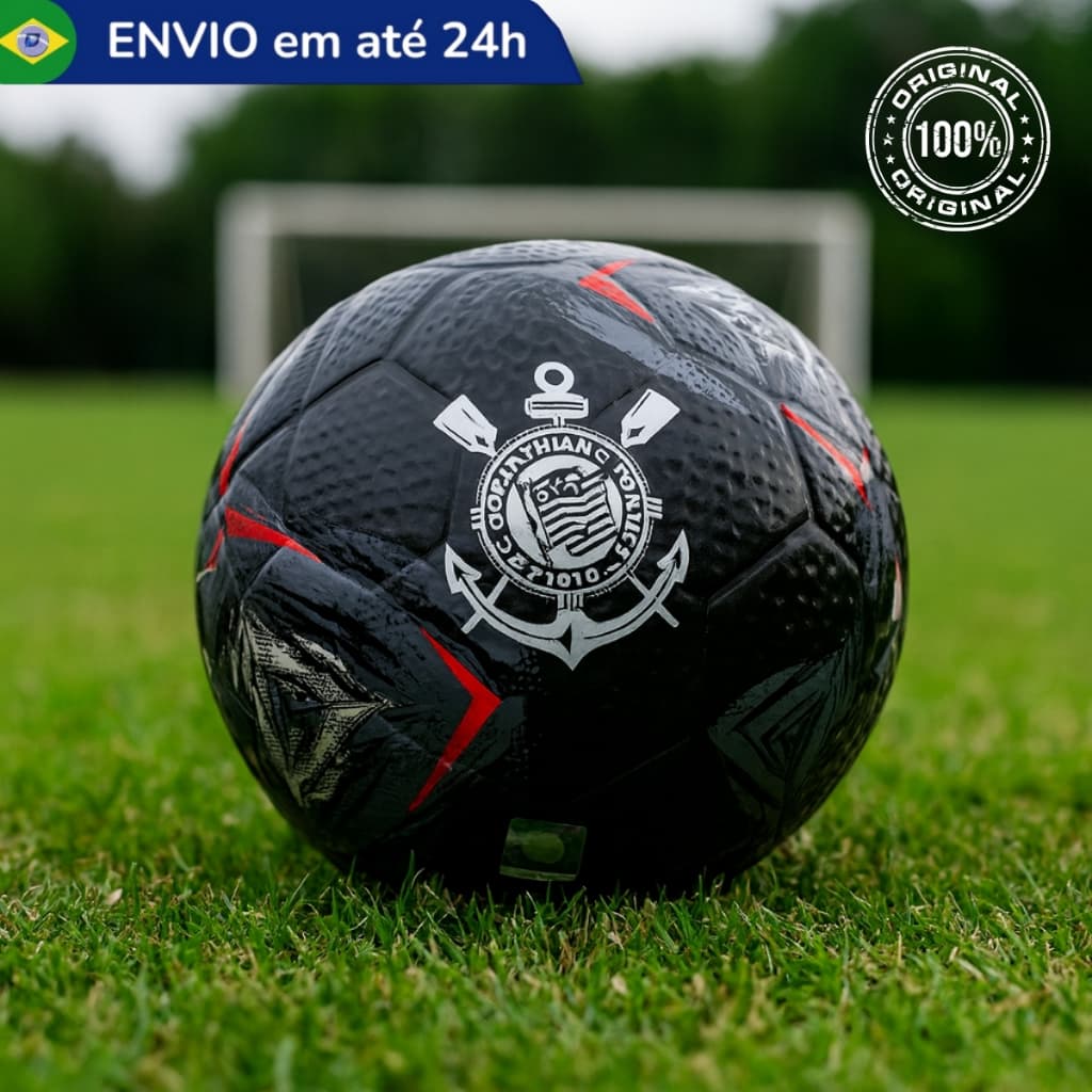 Bola Futebol Corinthians Infantil Mirim Mini Produto Resistente Oficial Time Clube Original Pro