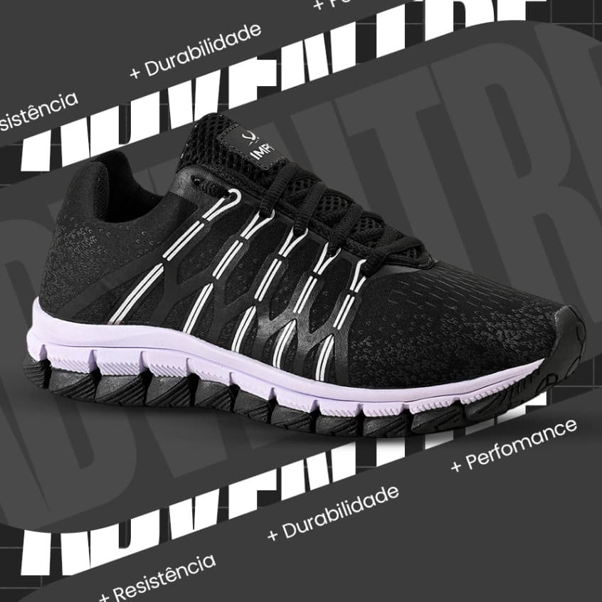 Tênis Masculino Impax Esportivo Confortável Estiloso Resistente Treino Trabalho Academia 34 Ao 45