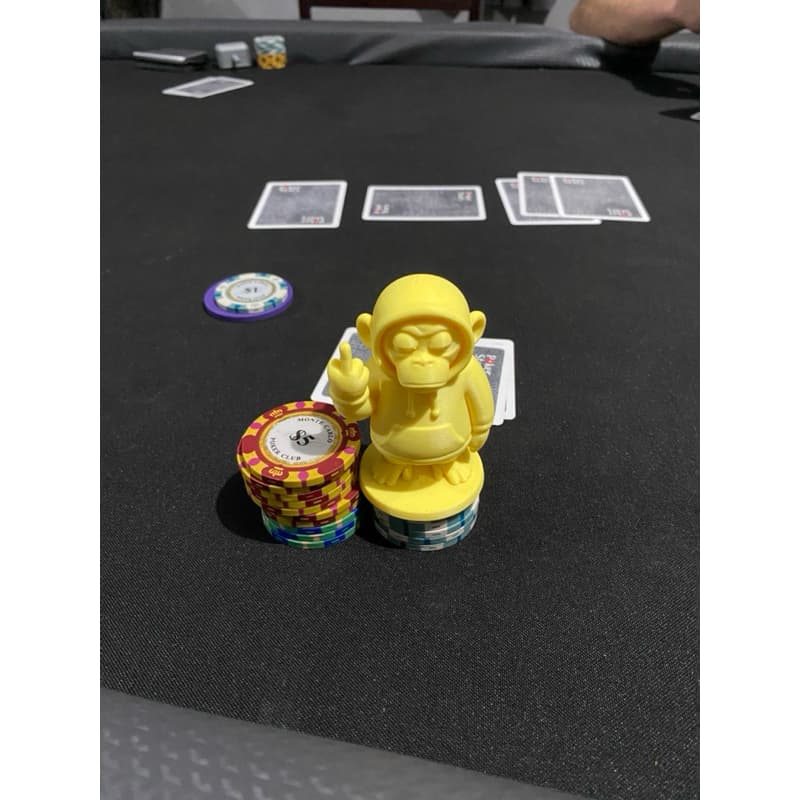Protetor de cartas poker macaco de capuz