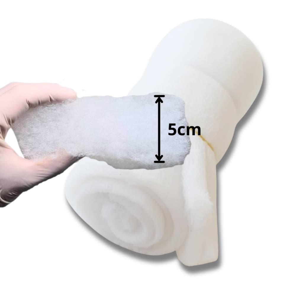 Manta Acrilica Perlon Ultra Grossa - 5cm Espessura - 1,40mx0,3m