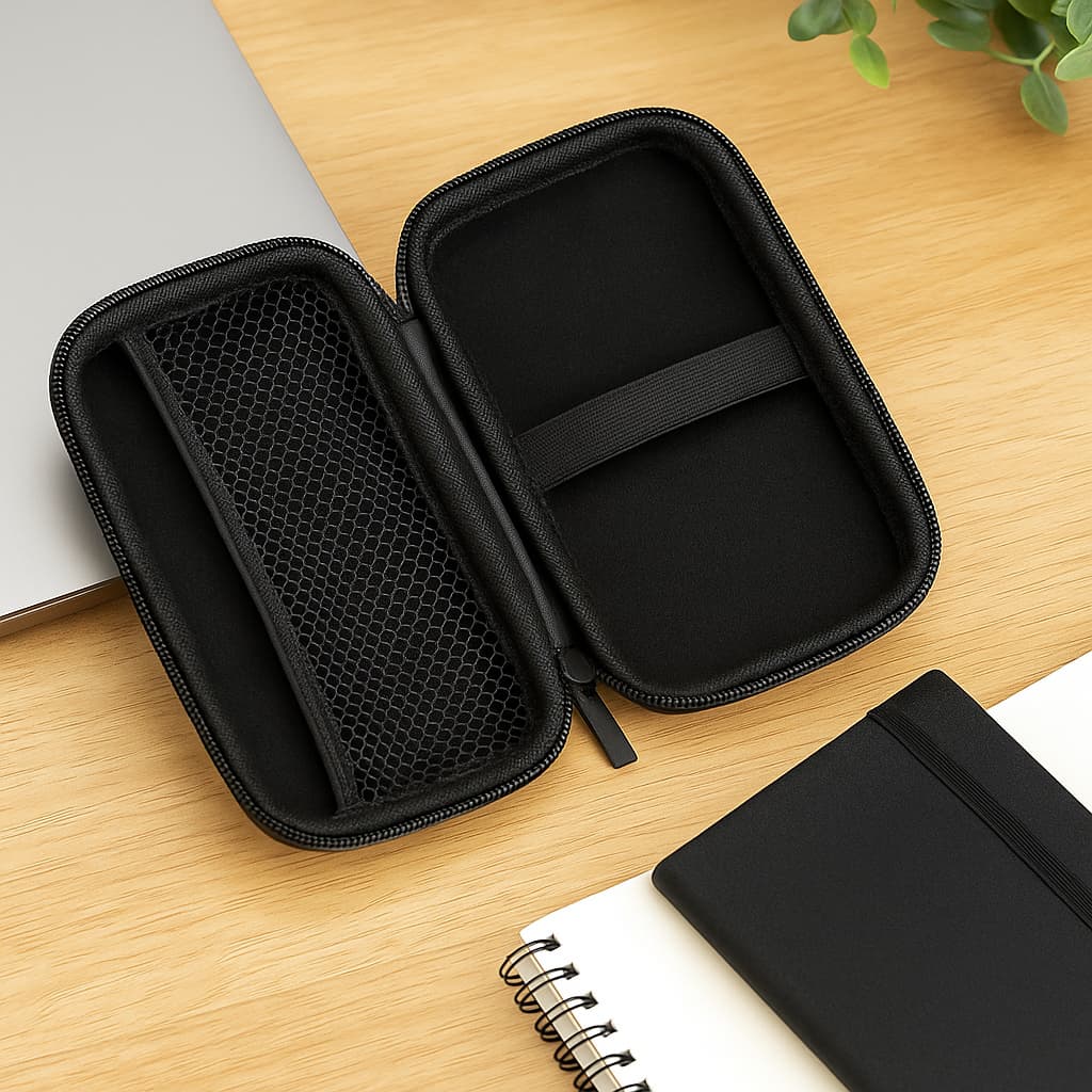 Capa Bag Case Estojo Organizador Tecnológico Carregadores Carregador/Fone/Cabo USB Tam. G