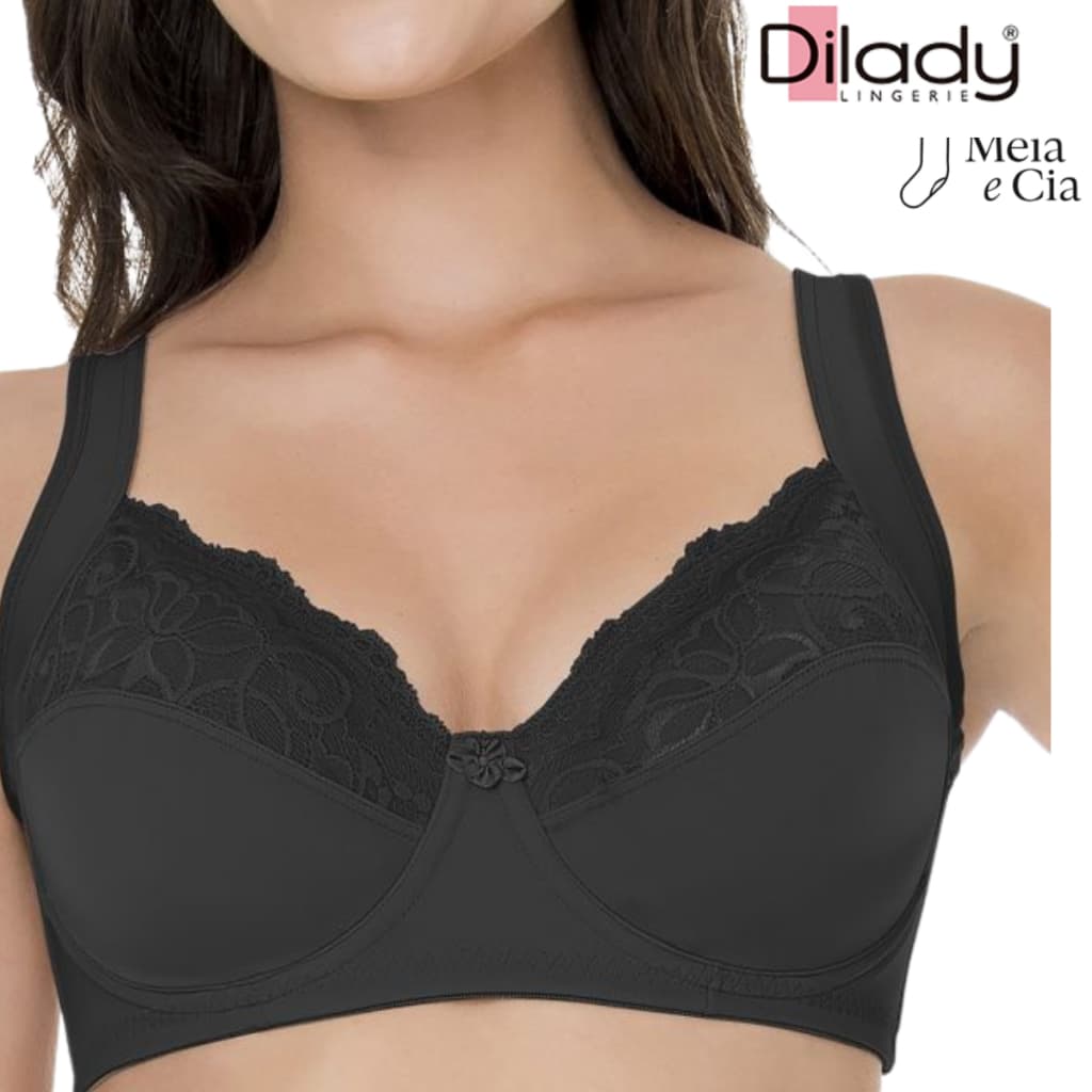 Sutiã Dilady Plus Size com Renda | Alta Sustentação, Conforto e Elegância no Dia a Dia