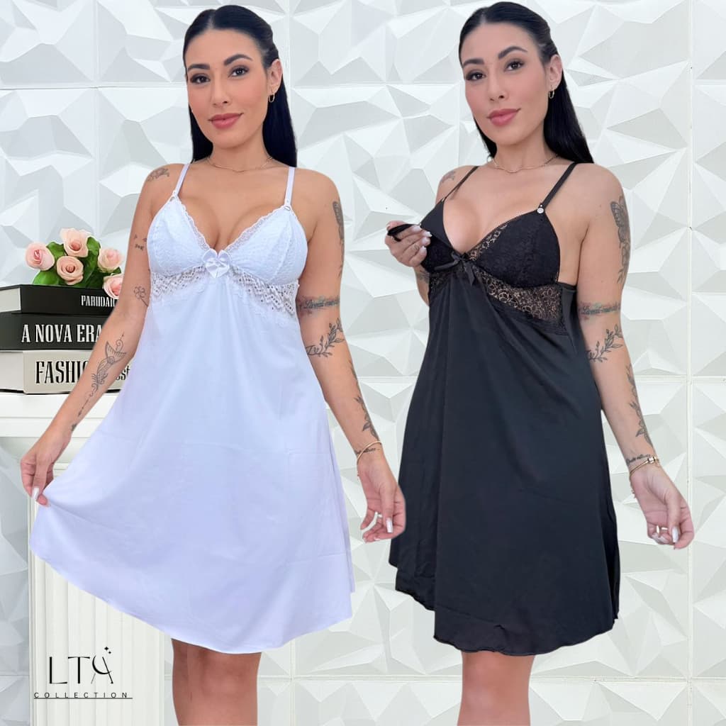 Camisola Amamentação Abre Fácil Gestante Grávida Pijama Conforto Pós Parto Maternidade Microfibra