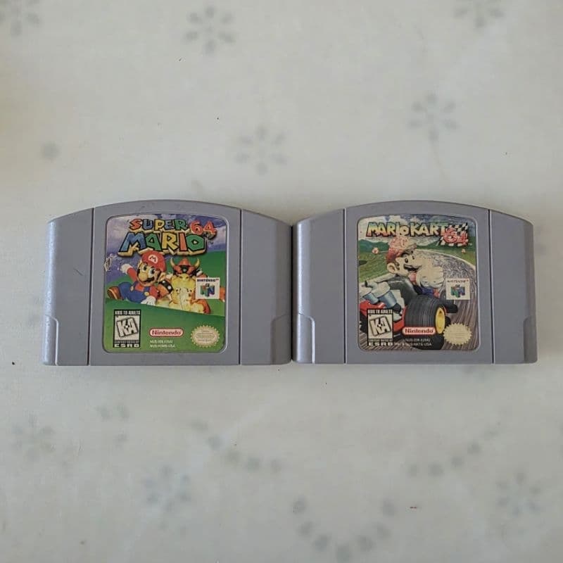 Mario Kart 64 + Mario 64 Originais N64