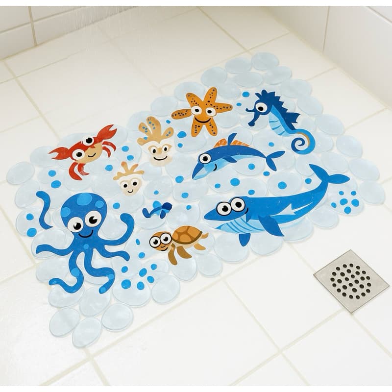 Tapete Chuveiro Box Infantil Antiderrapante Estampas