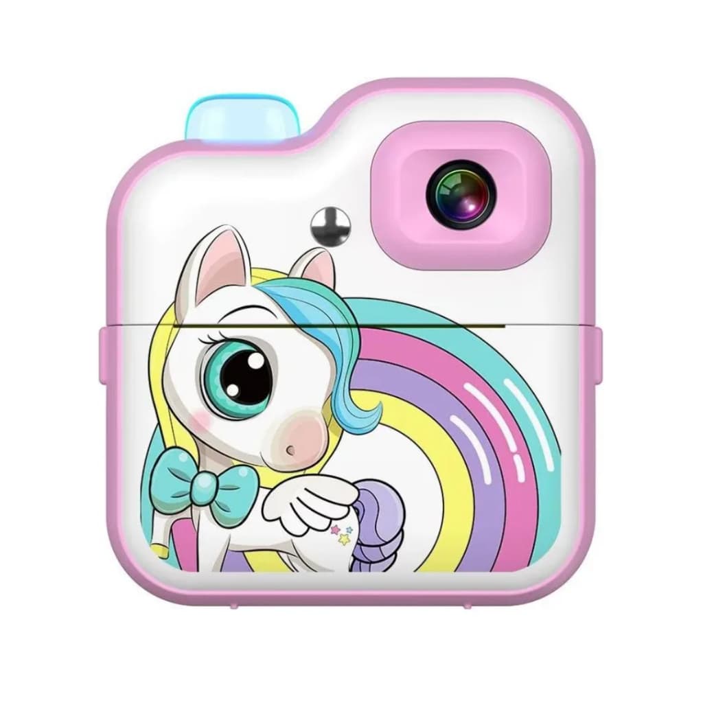 Câmera Infantil Instantâneal Tela Digital Hd Divertida Jogos Unicónio